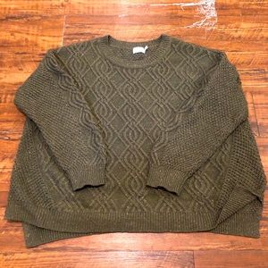 Time and Tru 3X forest green sweater